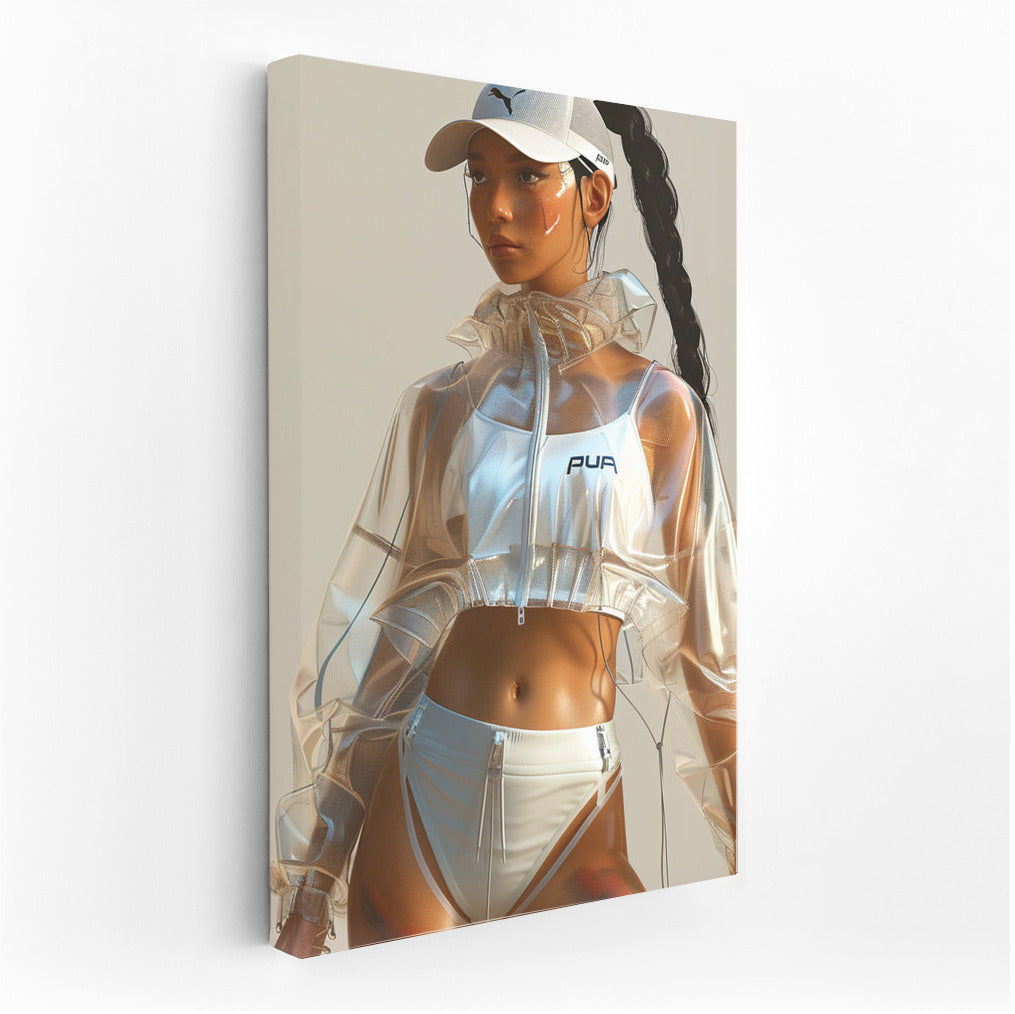 Futuristic Muse: Modern Model in a Stylish Look