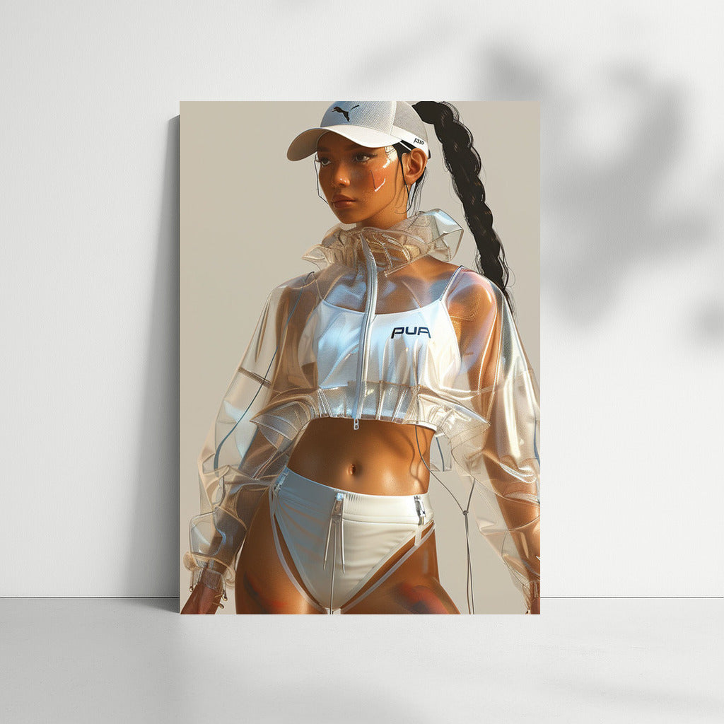 Futuristic Muse: Modern Model in a Stylish Look