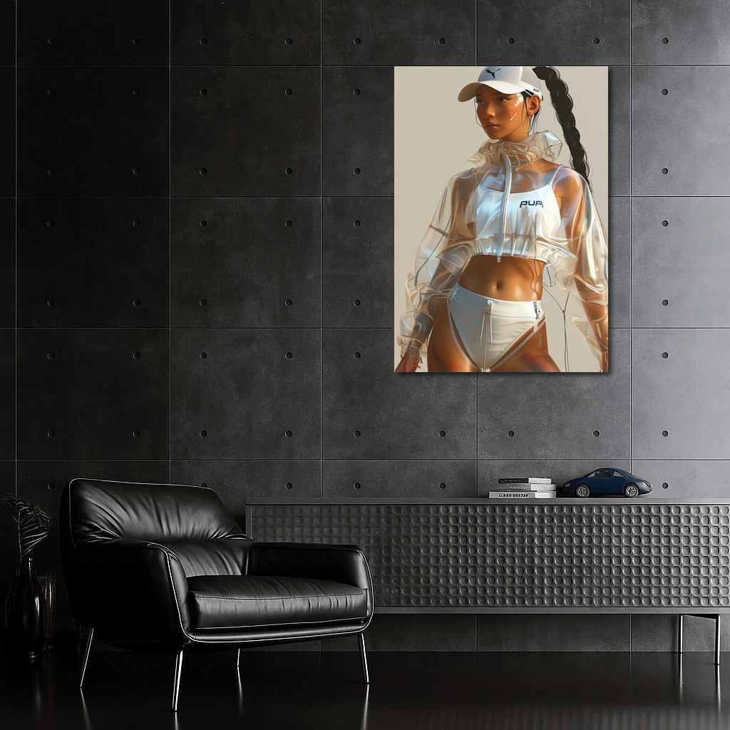 Futuristic Muse: Modern Model in a Stylish Look