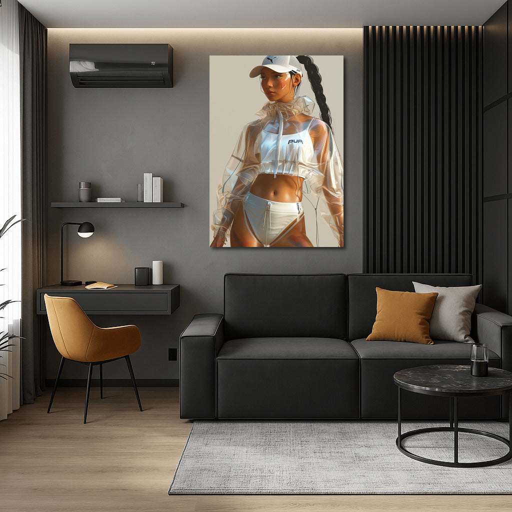 Futuristic Muse: Modern Model in a Stylish Look