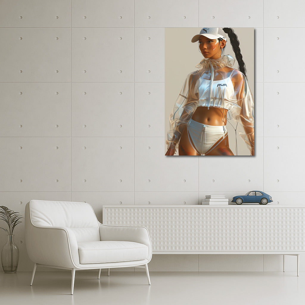 Futuristic Muse: Modern Model in a Stylish Look