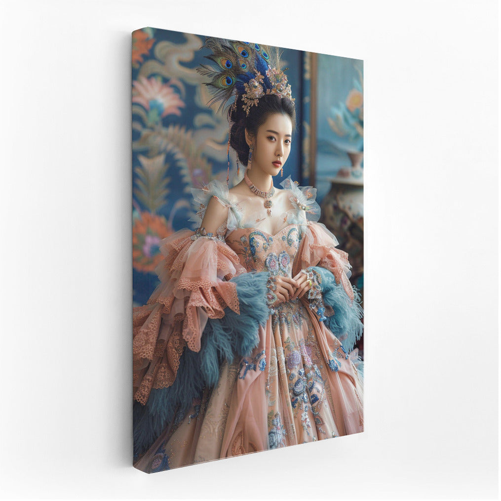 Queen in a Chic Outfit: Elegance in the Interior