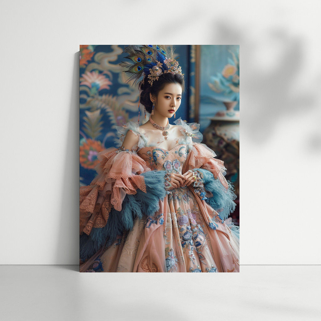 Queen in a Chic Outfit: Elegance in the Interior