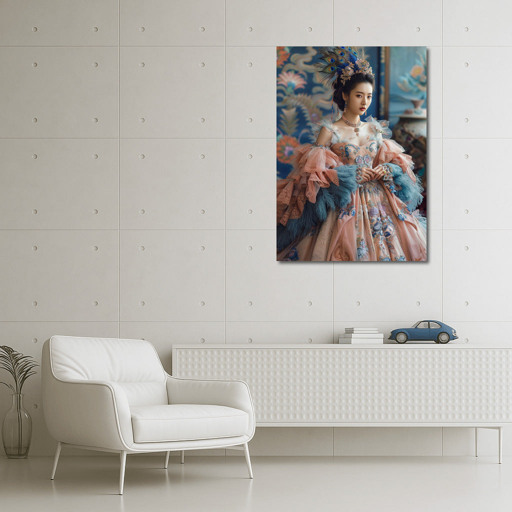 Queen in a Chic Outfit: Elegance in the Interior