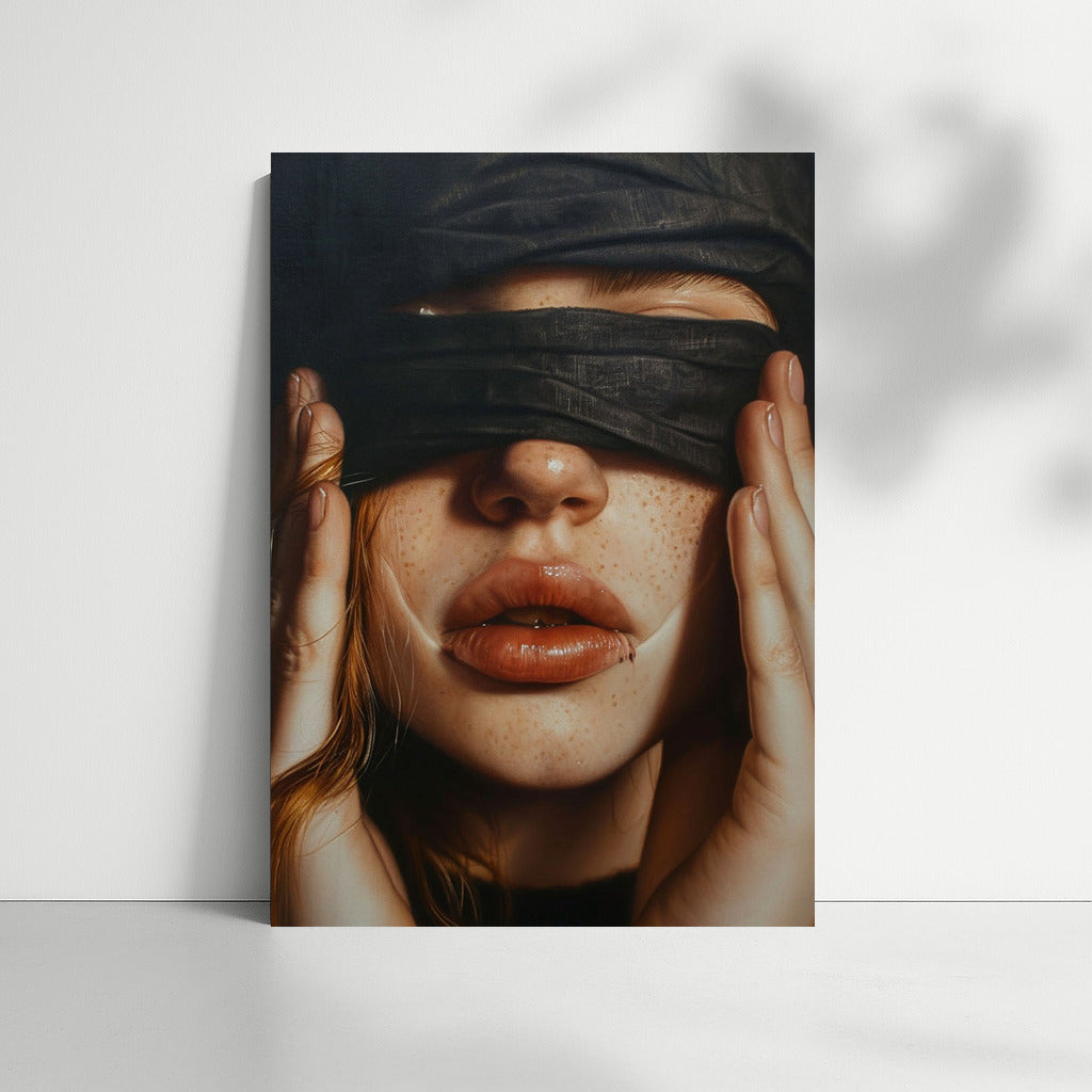 Mysterious Beauty: Portrait of a Girl in Black