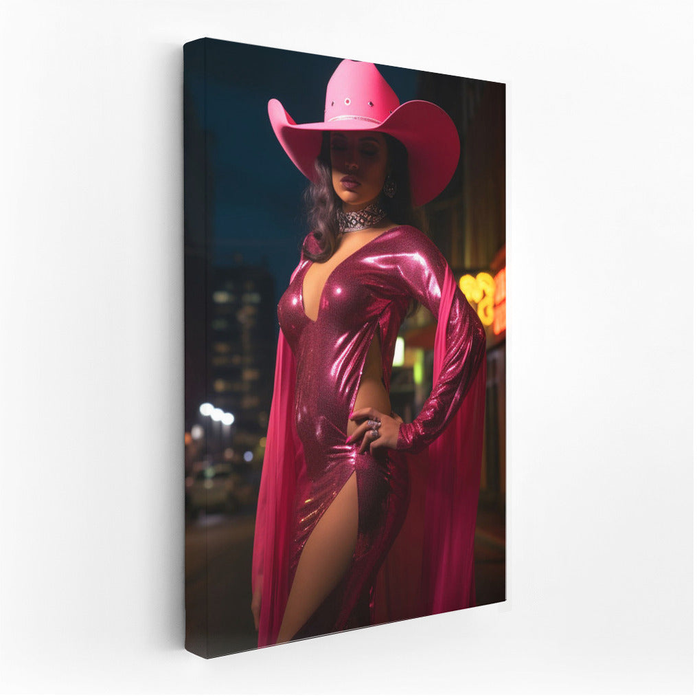Passion in Glitter: Latina Diva in a Hat