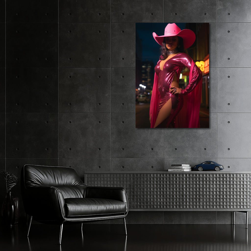 Passion in Glitter: Latina Diva in a Hat