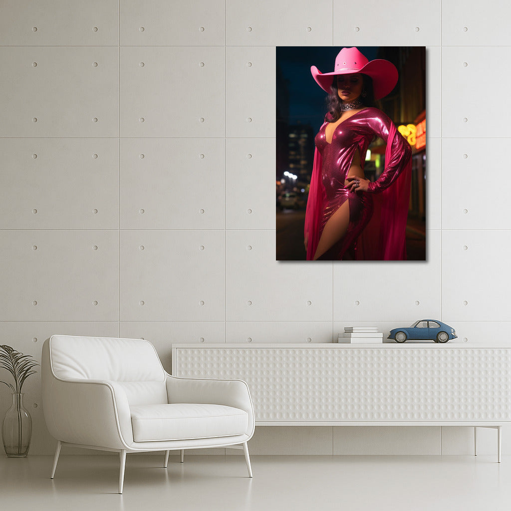 Passion in Glitter: Latina Diva in a Hat