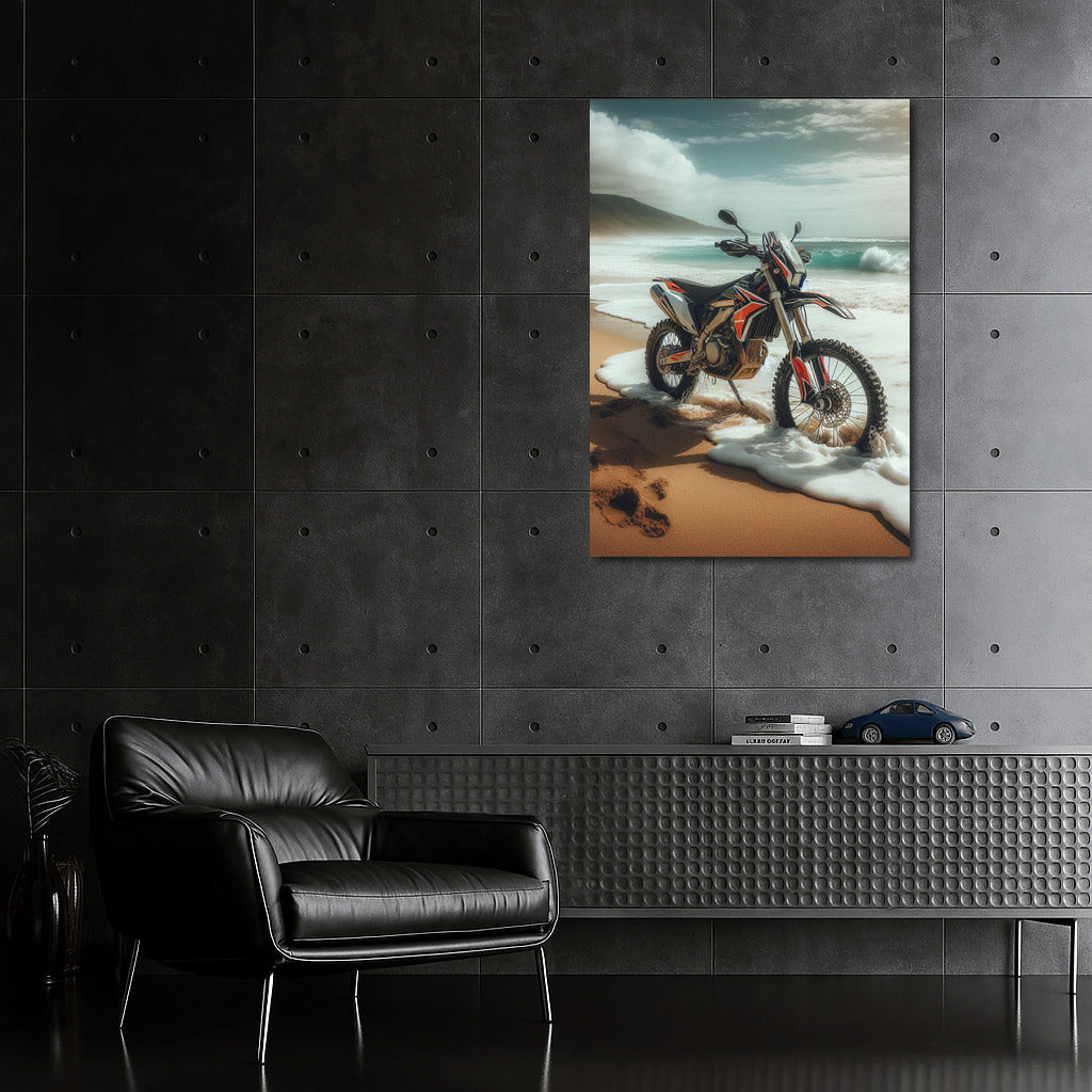 Enduro on the Sandy Beach: Freedom of the Ocean Waves