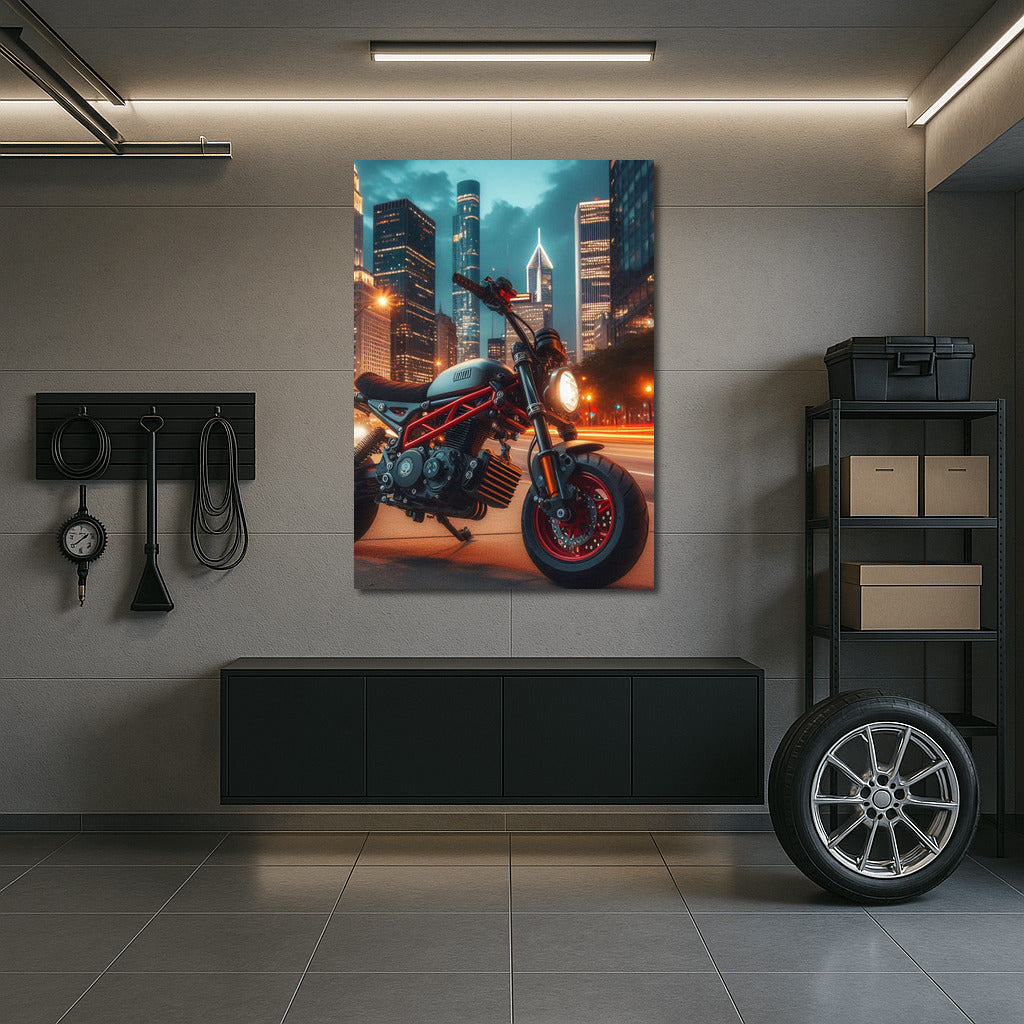 Night Raid on Minibike: City Lights and Freedom
