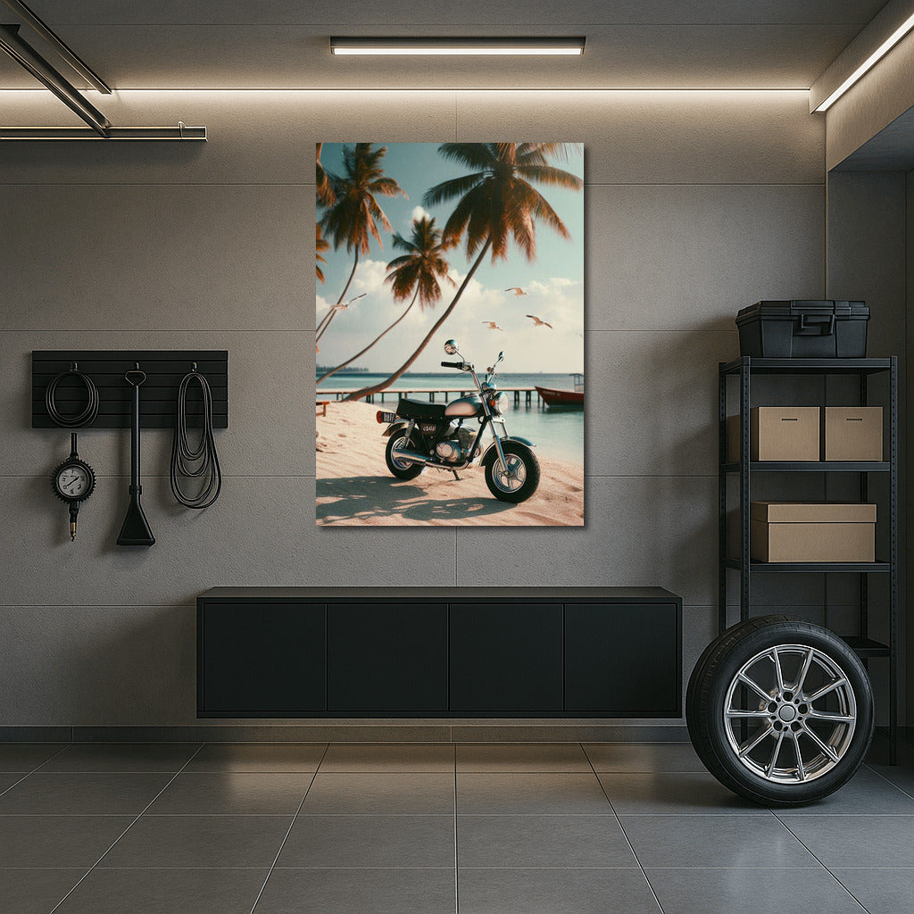 Minibike on the Beach: Freedom under the Palms