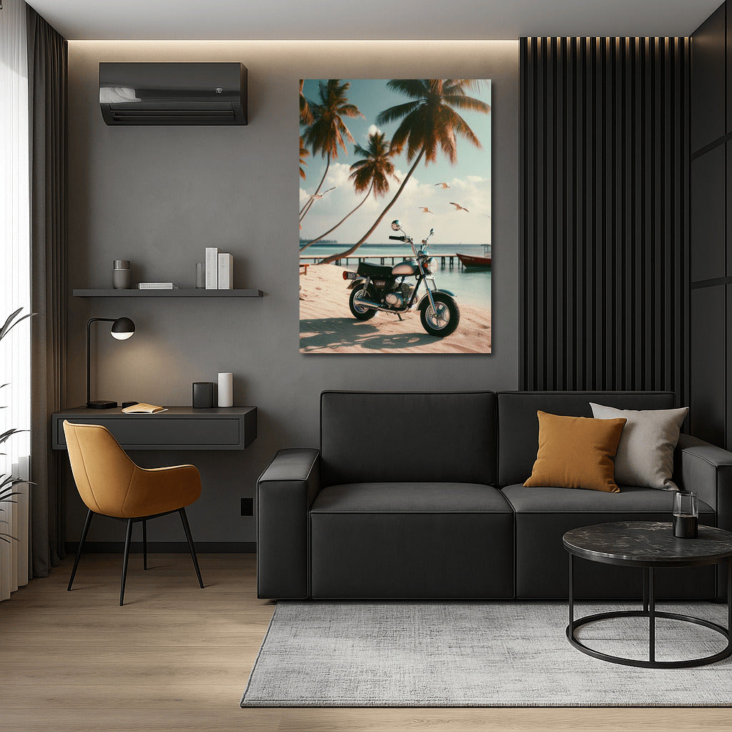 Minibike on the Beach: Freedom under the Palms