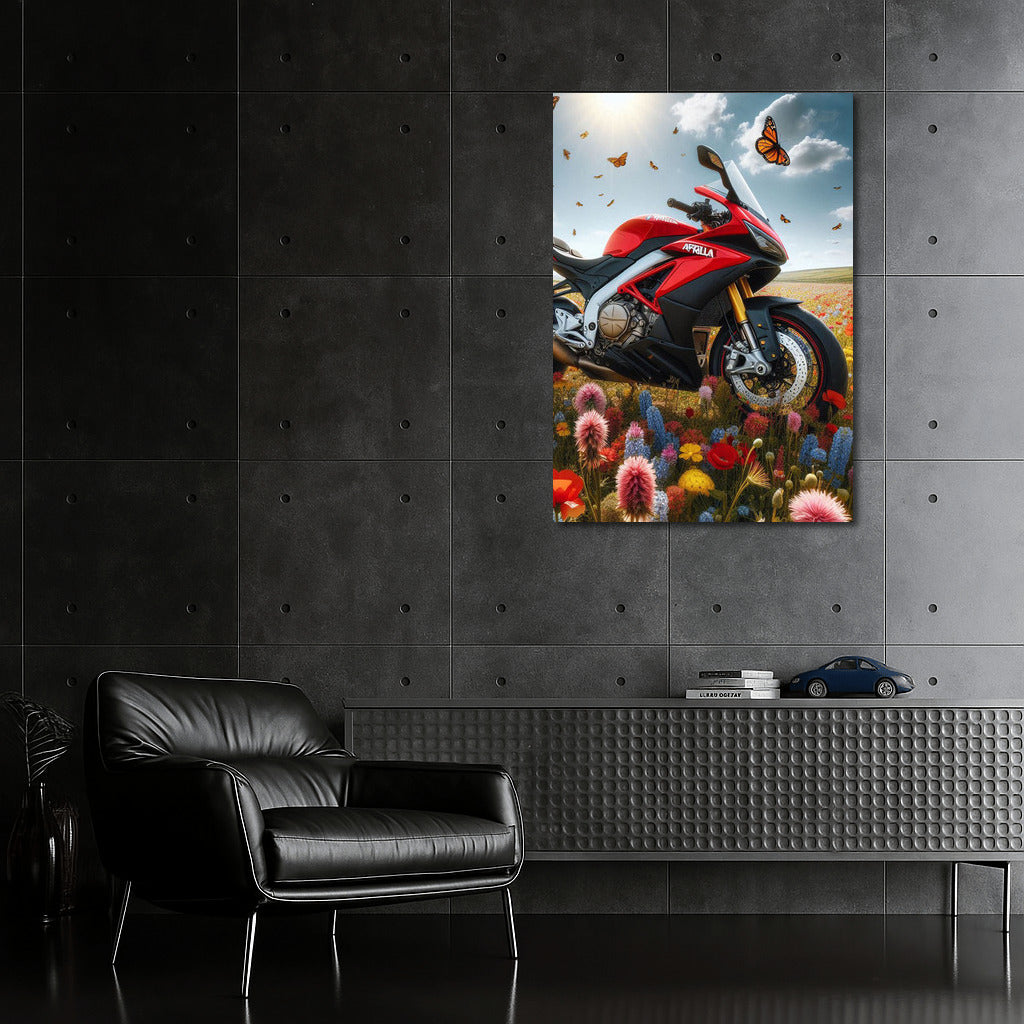 Aprilia in the Flower Vortex: Dynamics and Nature