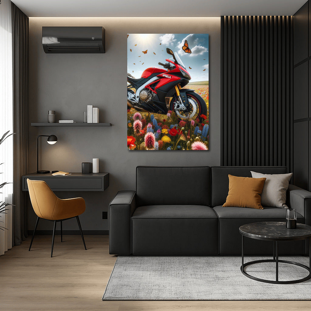 Aprilia in the Flower Vortex: Dynamics and Nature