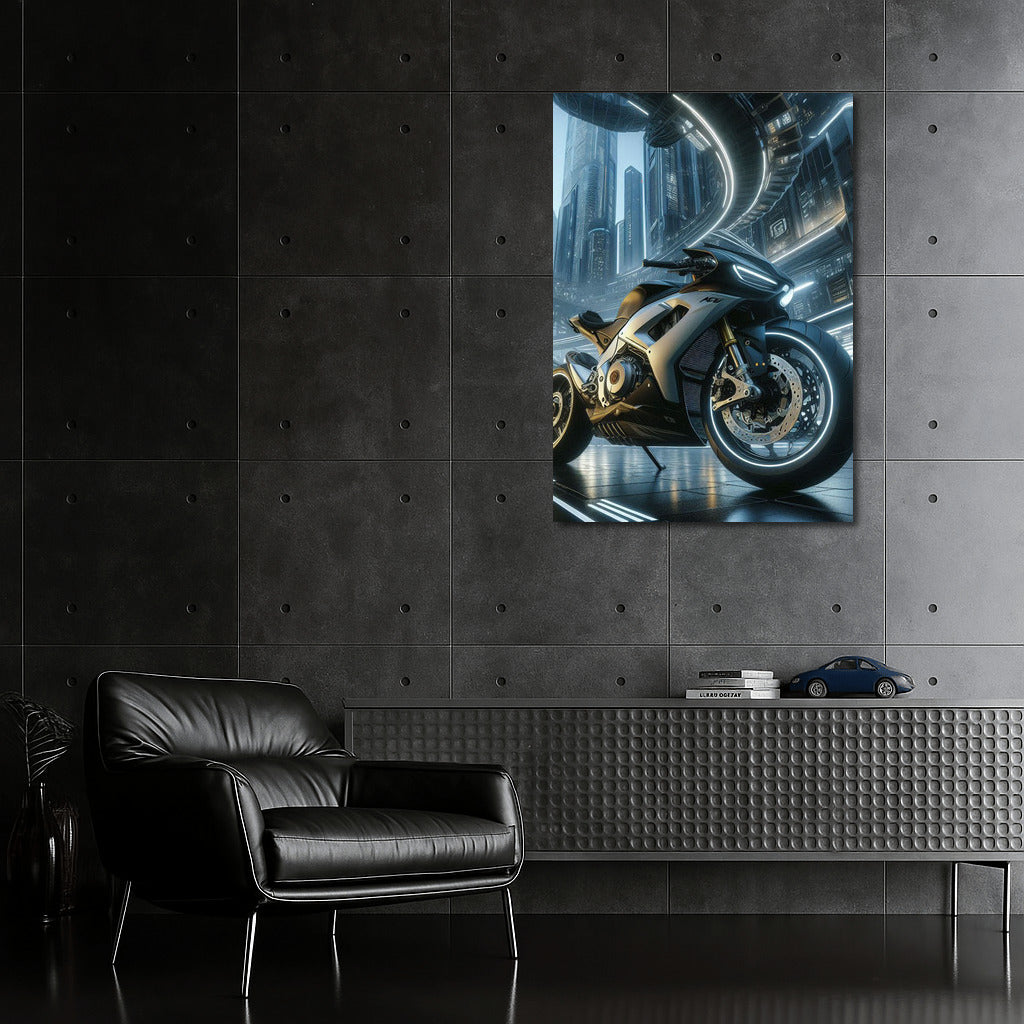 High-Speed Aprilia: The Vortex of the Futuristic City