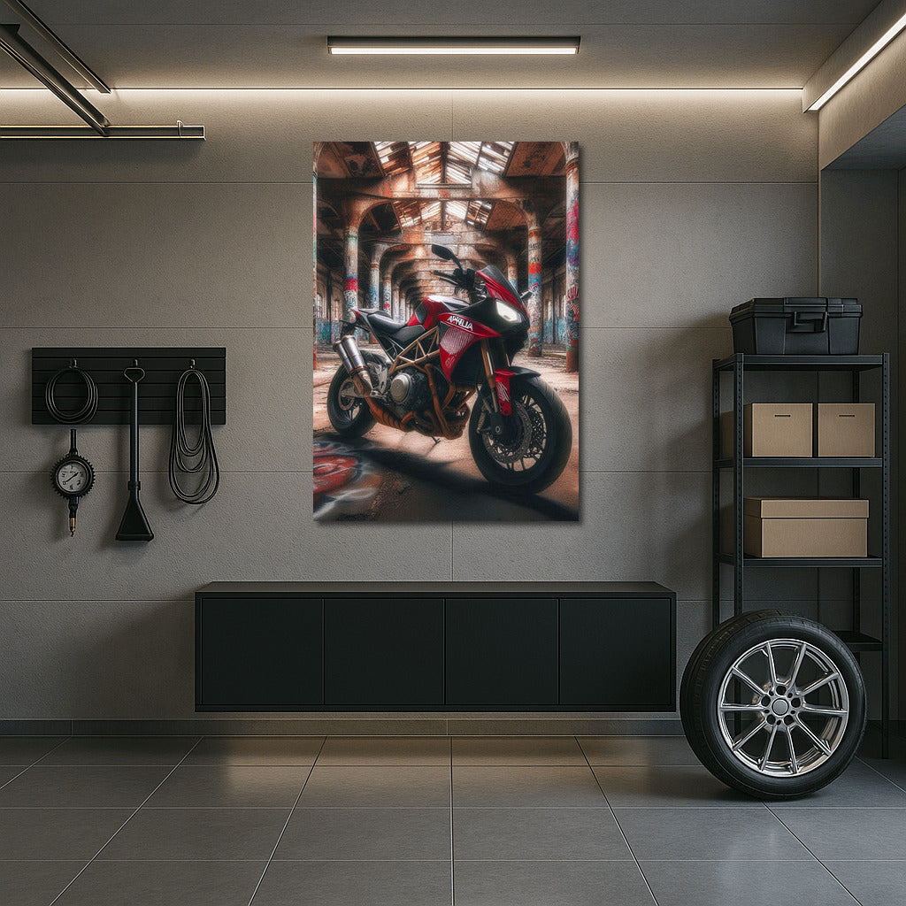 Aprilia Speed: Dynamics in an Abandoned Warehouse