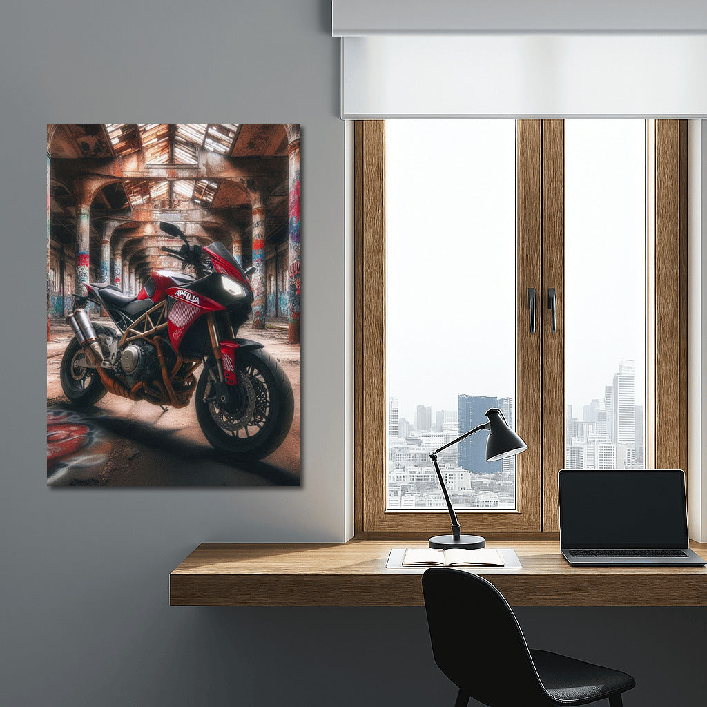 Aprilia Speed: Dynamics in an Abandoned Warehouse