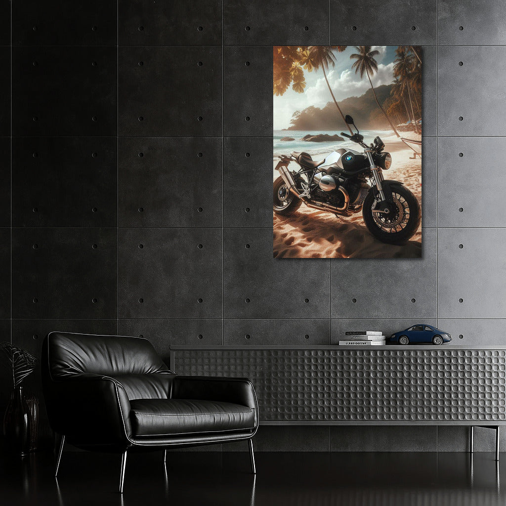 Freedom on the Beach: BMW Motorcycle in Tropical Paradise