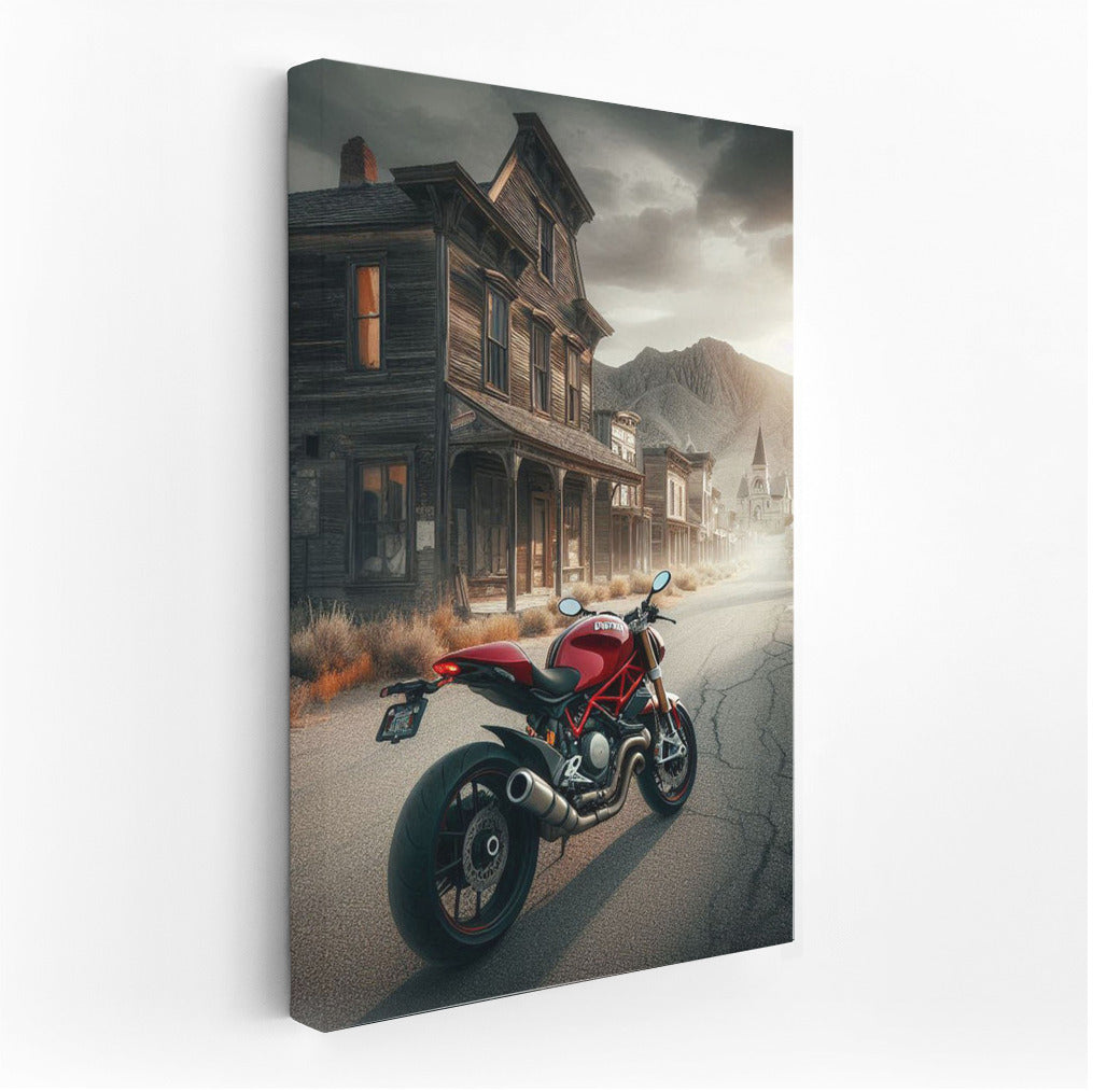 Spirit of Freedom: Ducati in the Abandoned City