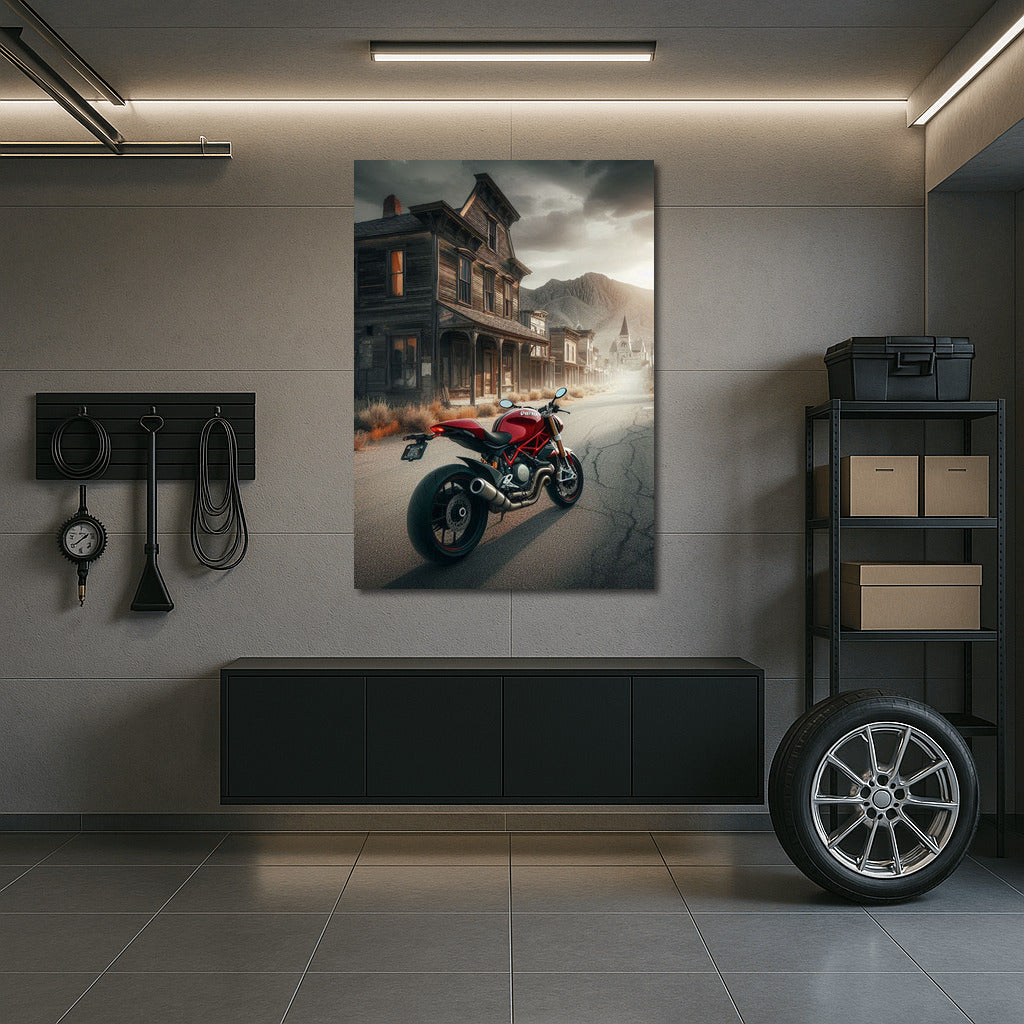 Spirit of Freedom: Ducati in the Abandoned City