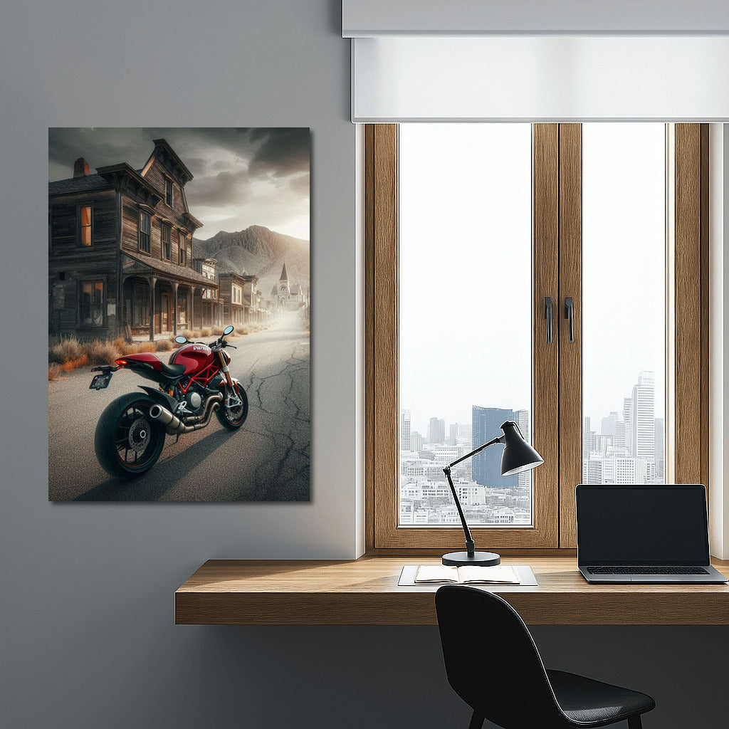 Spirit of Freedom: Ducati in the Abandoned City