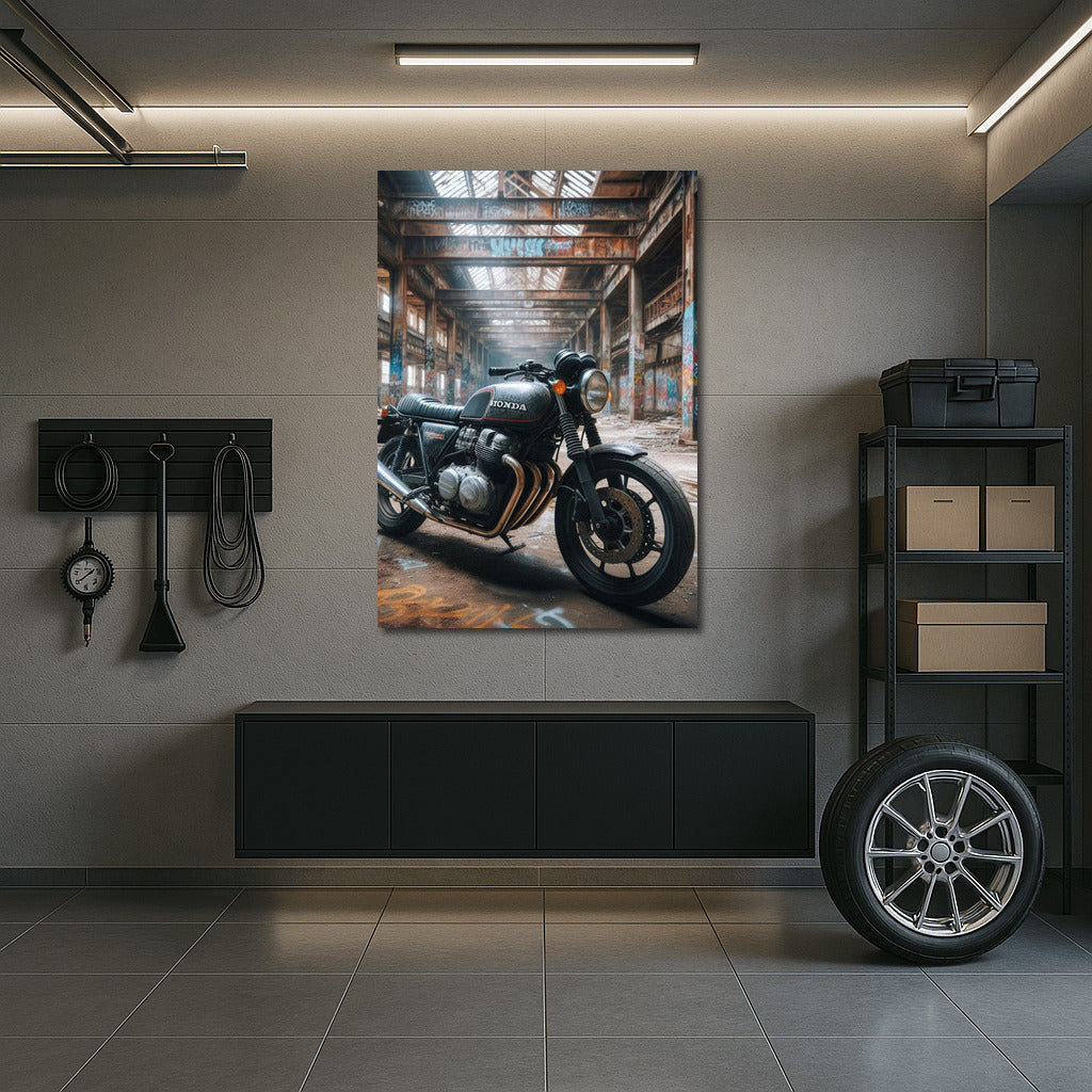 Honda Speed: Industrial Charm of an Abandoned Warehouse