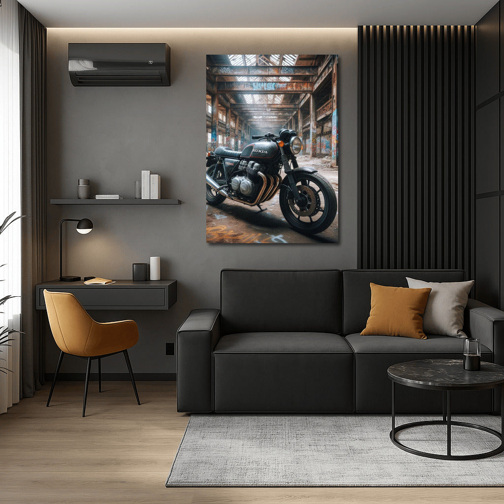 Honda Speed: Industrial Charm of an Abandoned Warehouse