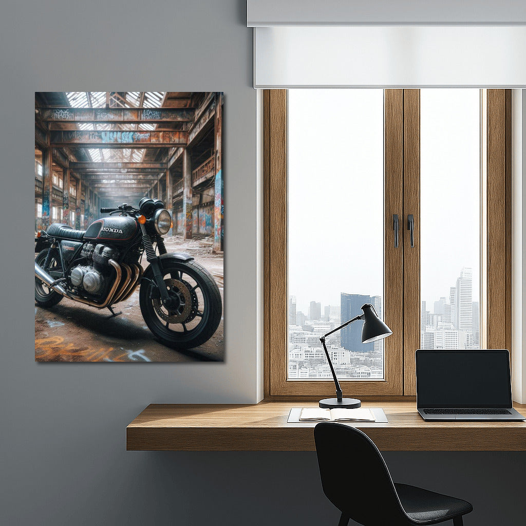 Honda Speed: Industrial Charm of an Abandoned Warehouse
