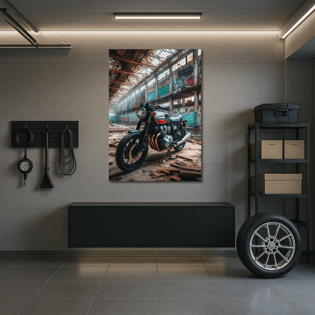 Mysterious Honda in Abandoned Warehouse: Power and Mystery