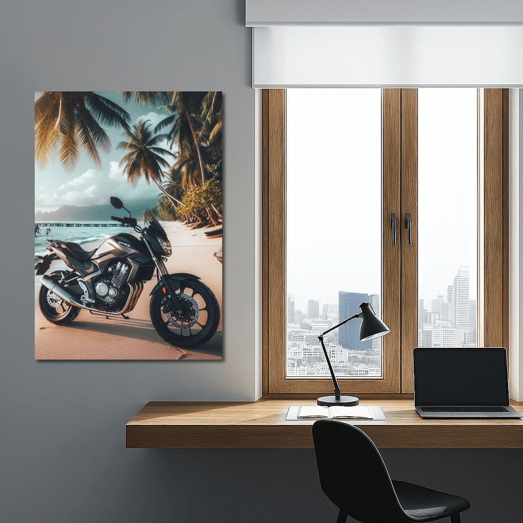Speedy Honda on a Tropical Beach: Dynamics and Style