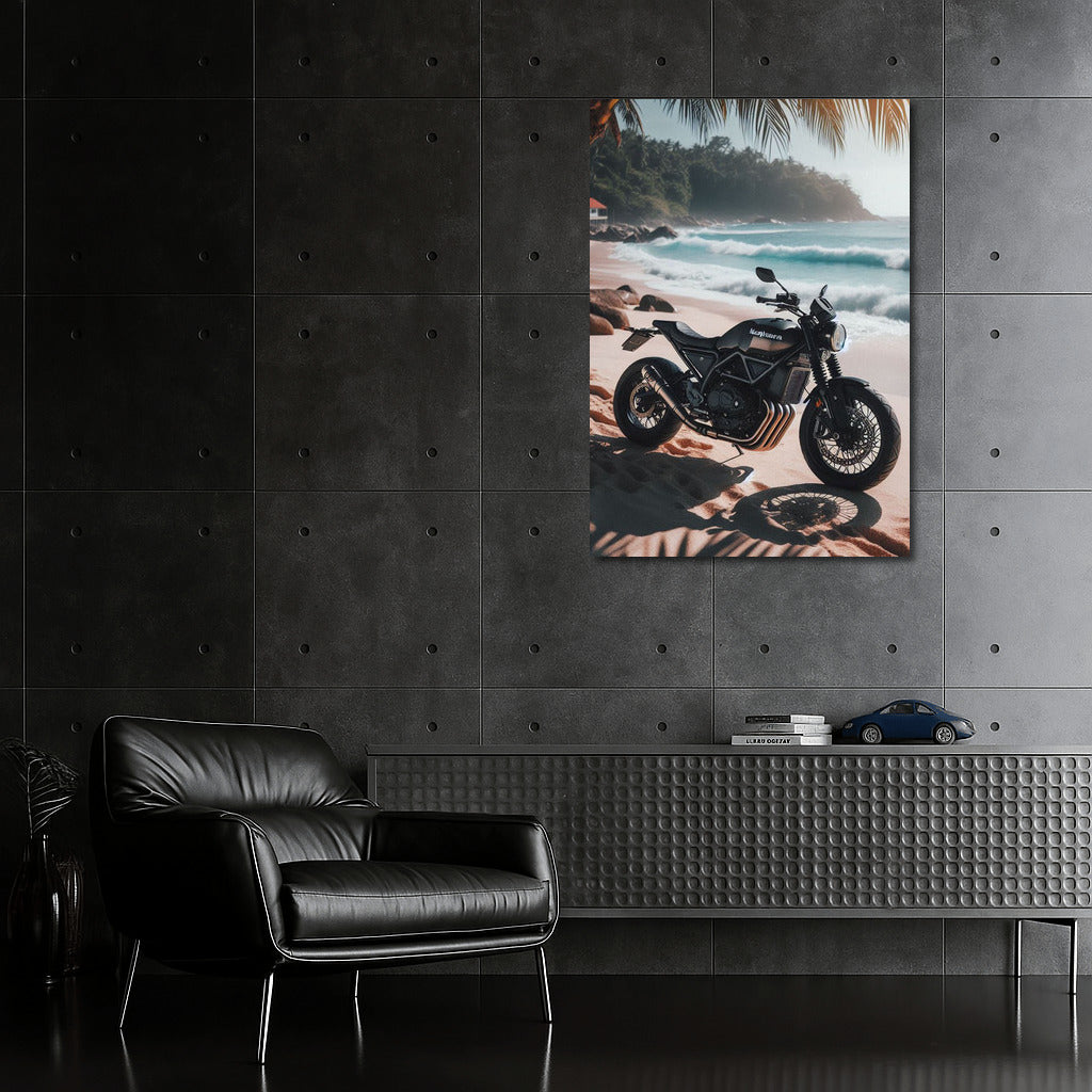 Speed and Sand: Husqvarna on the Shore