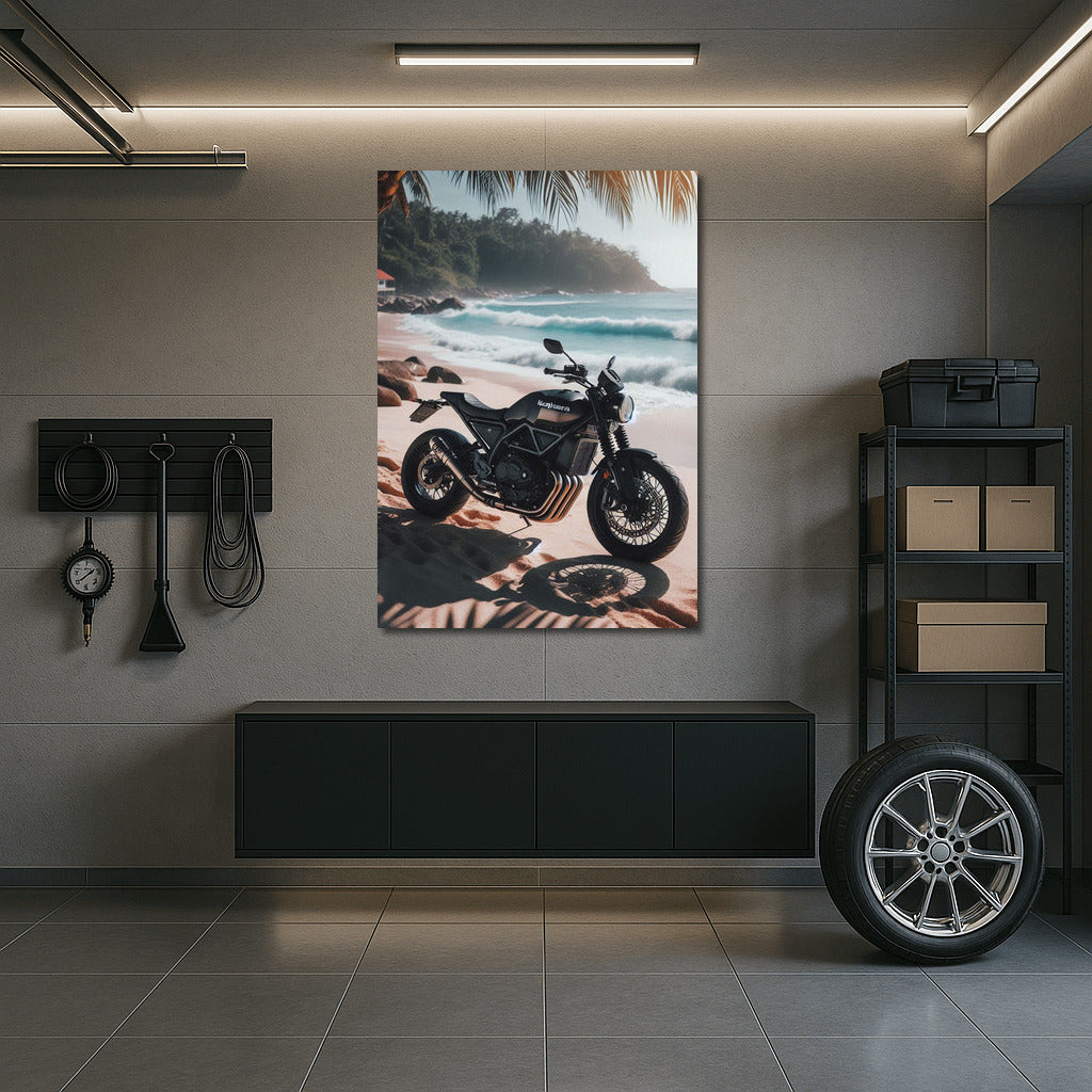 Speed and Sand: Husqvarna on the Shore