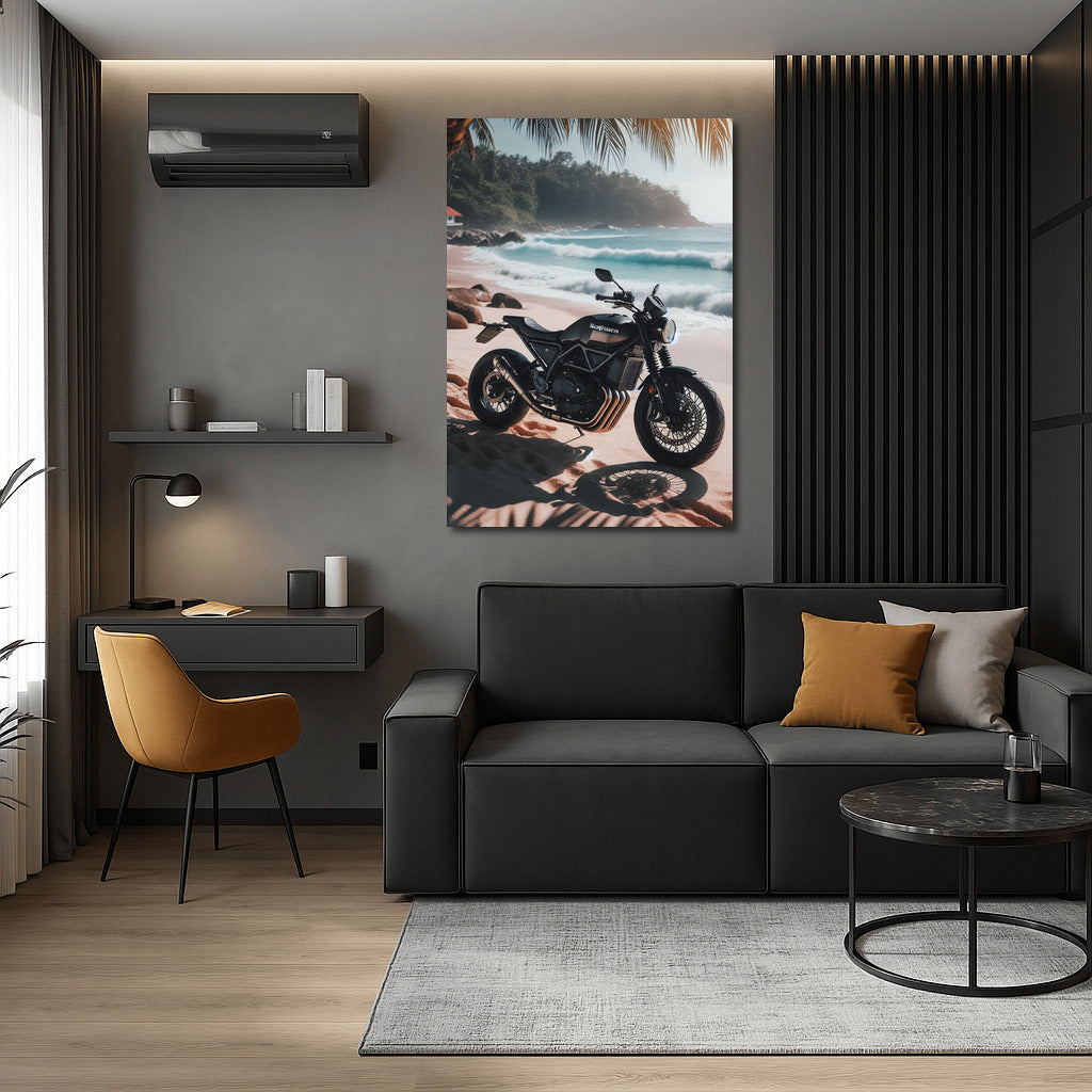Speed and Sand: Husqvarna on the Shore