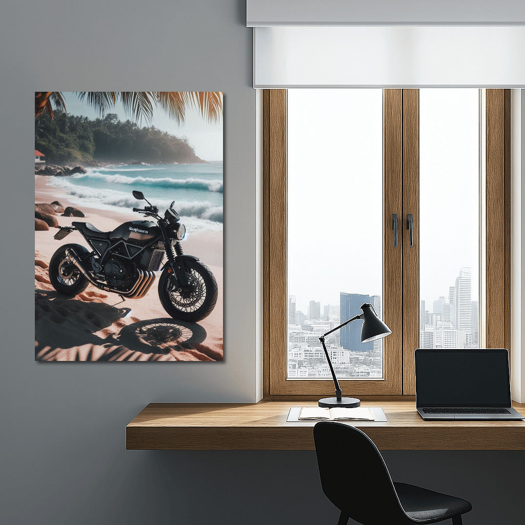 Speed and Sand: Husqvarna on the Shore