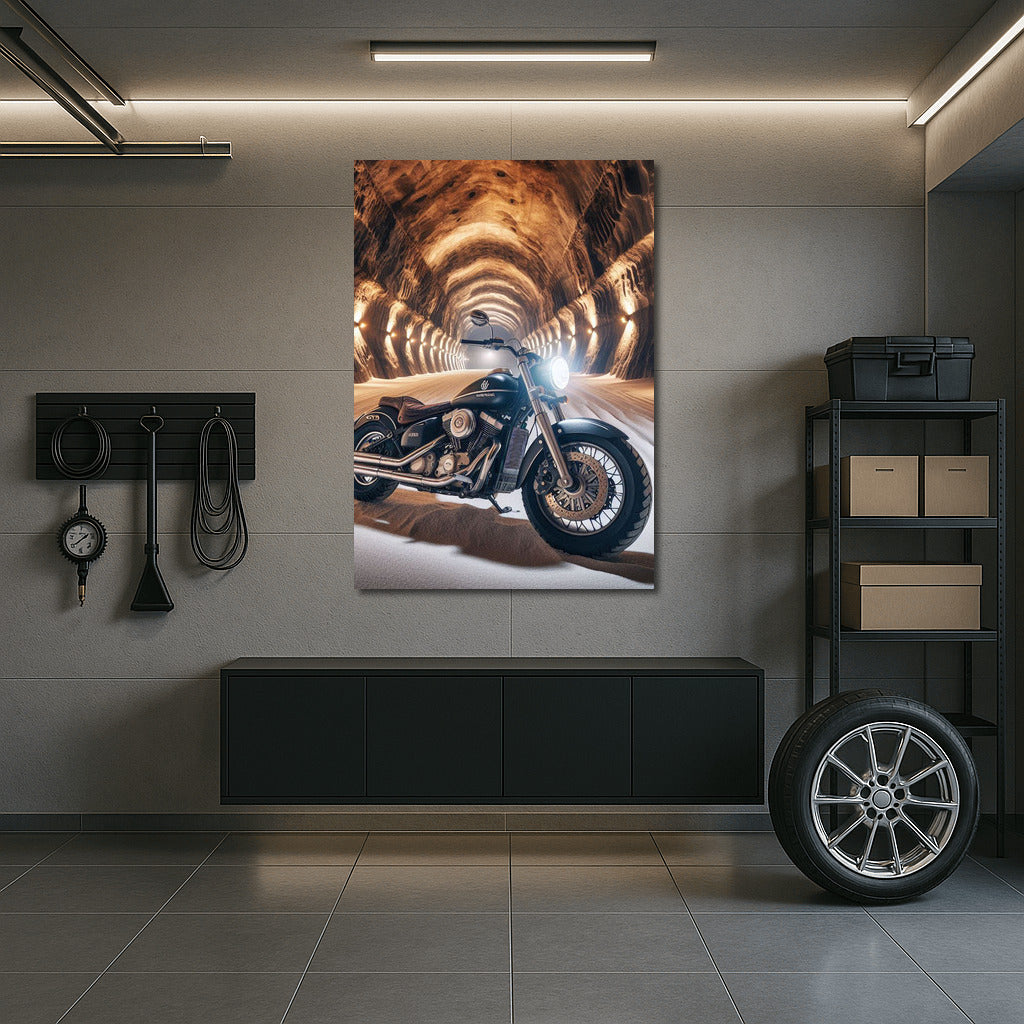 Husqvarna in the Underground Light: The Legend of the Salt Mine