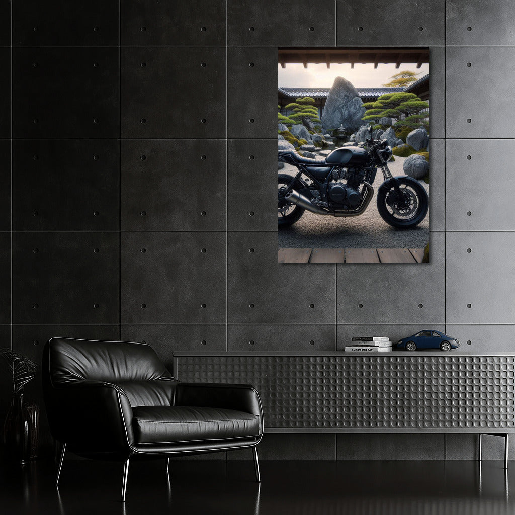 Kawasaki in the Japanese Garden: Harmony of Speed and Tranquility