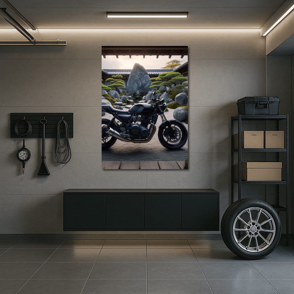 Kawasaki in the Japanese Garden: Harmony of Speed and Tranquility