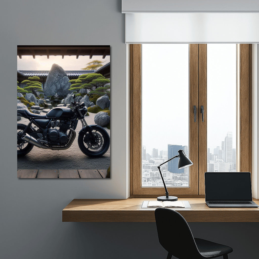 Kawasaki in the Japanese Garden: Harmony of Speed and Tranquility