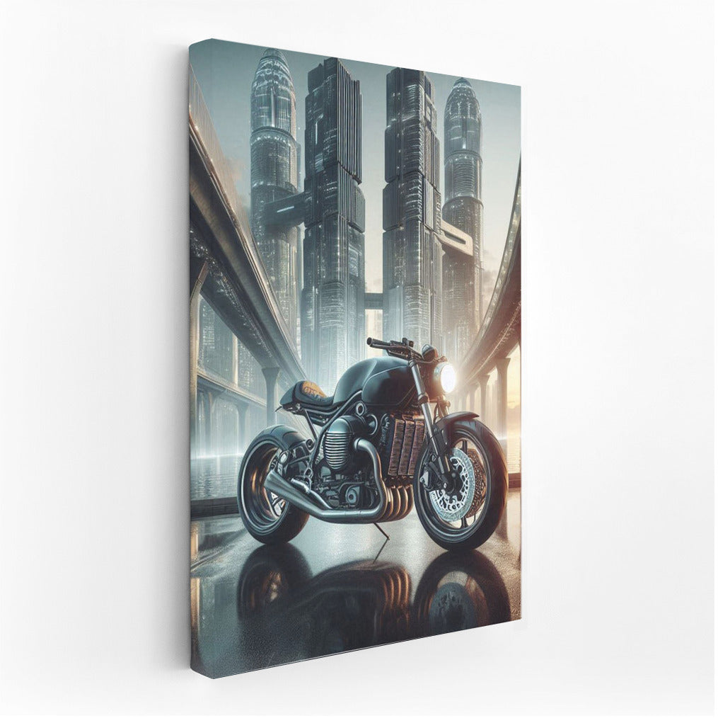 Future Speed: Moto Guzzi in the Futuristic City