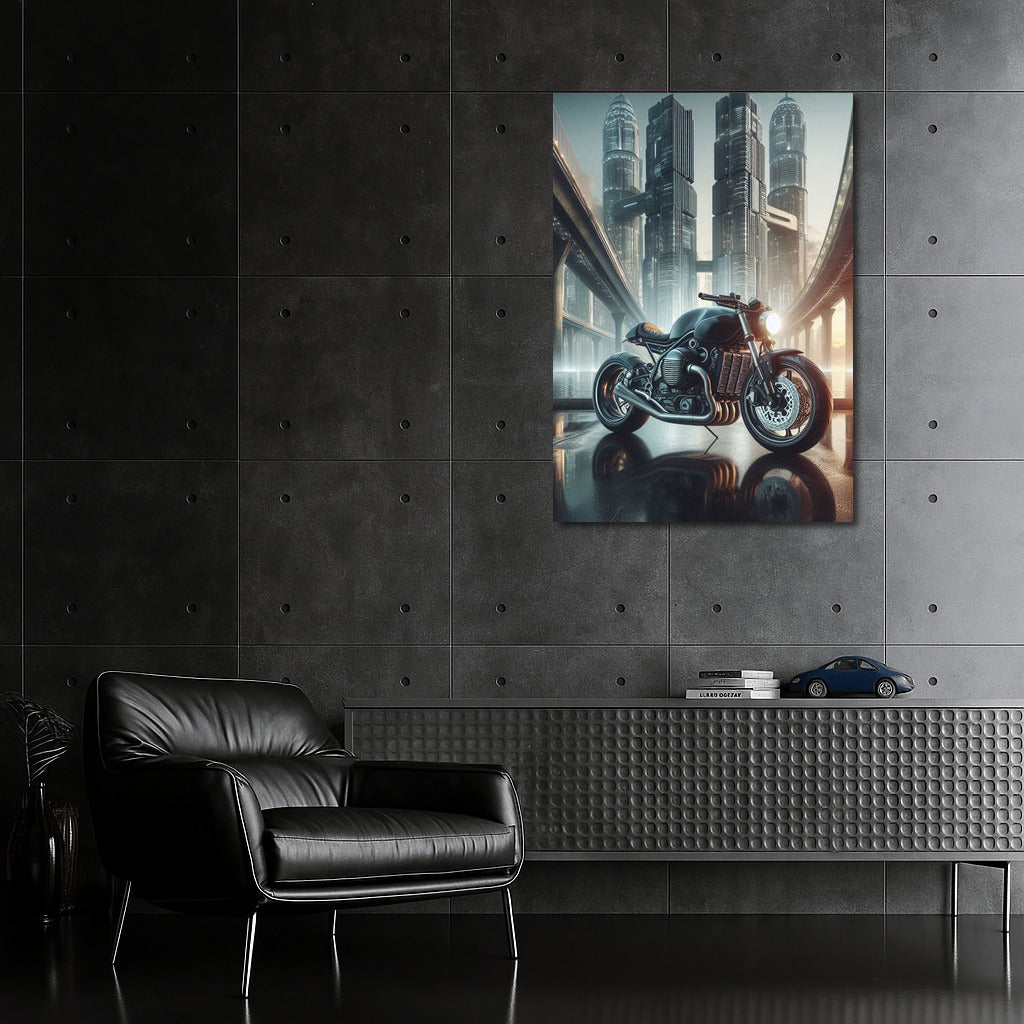 Future Speed: Moto Guzzi in the Futuristic City