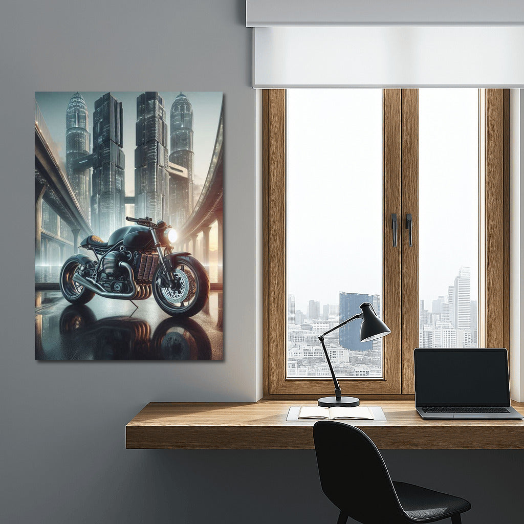 Future Speed: Moto Guzzi in the Futuristic City