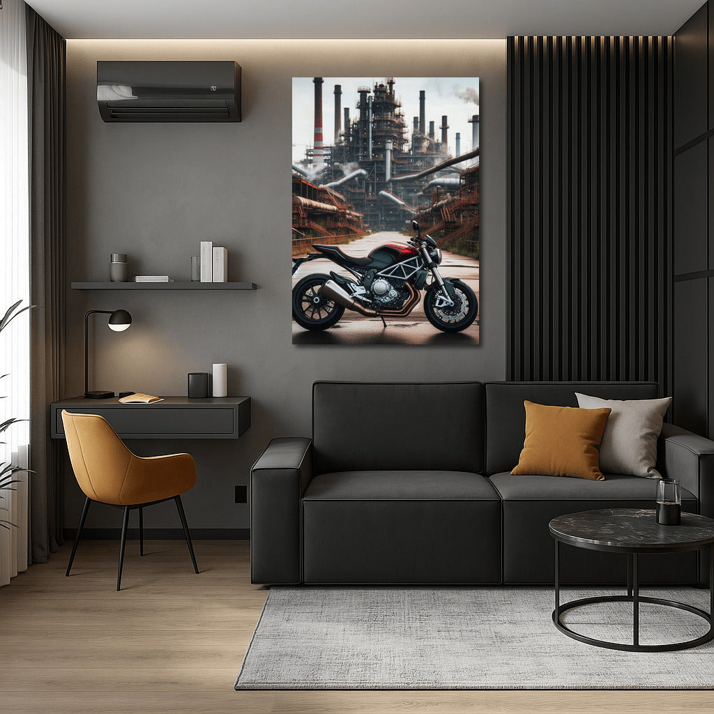 MV Agusta: Speed and Style in an Industrial Landscape