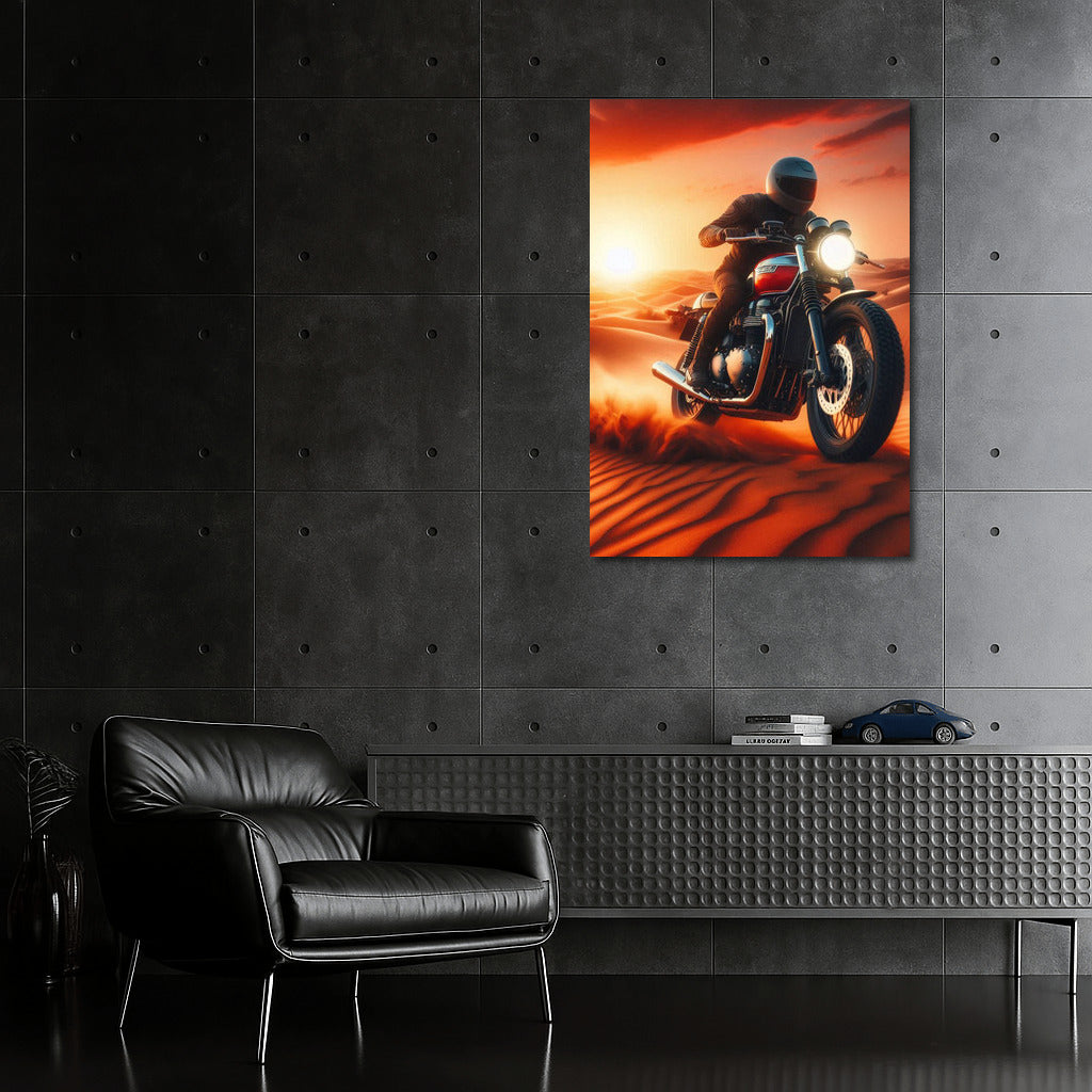 Triumph in the Sunset Desert: Power and Freedom on the Road