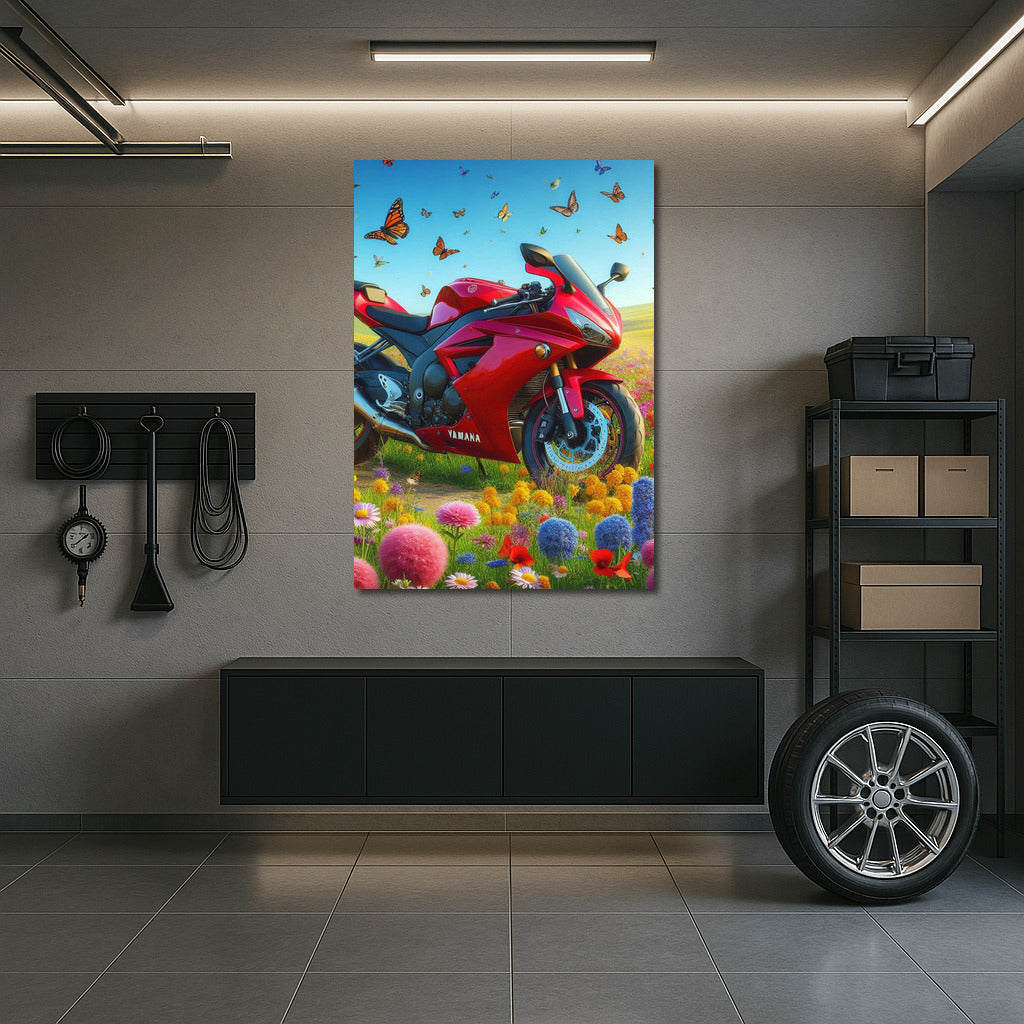 Yamaha in the Flower Ocean: Freedom and Nature