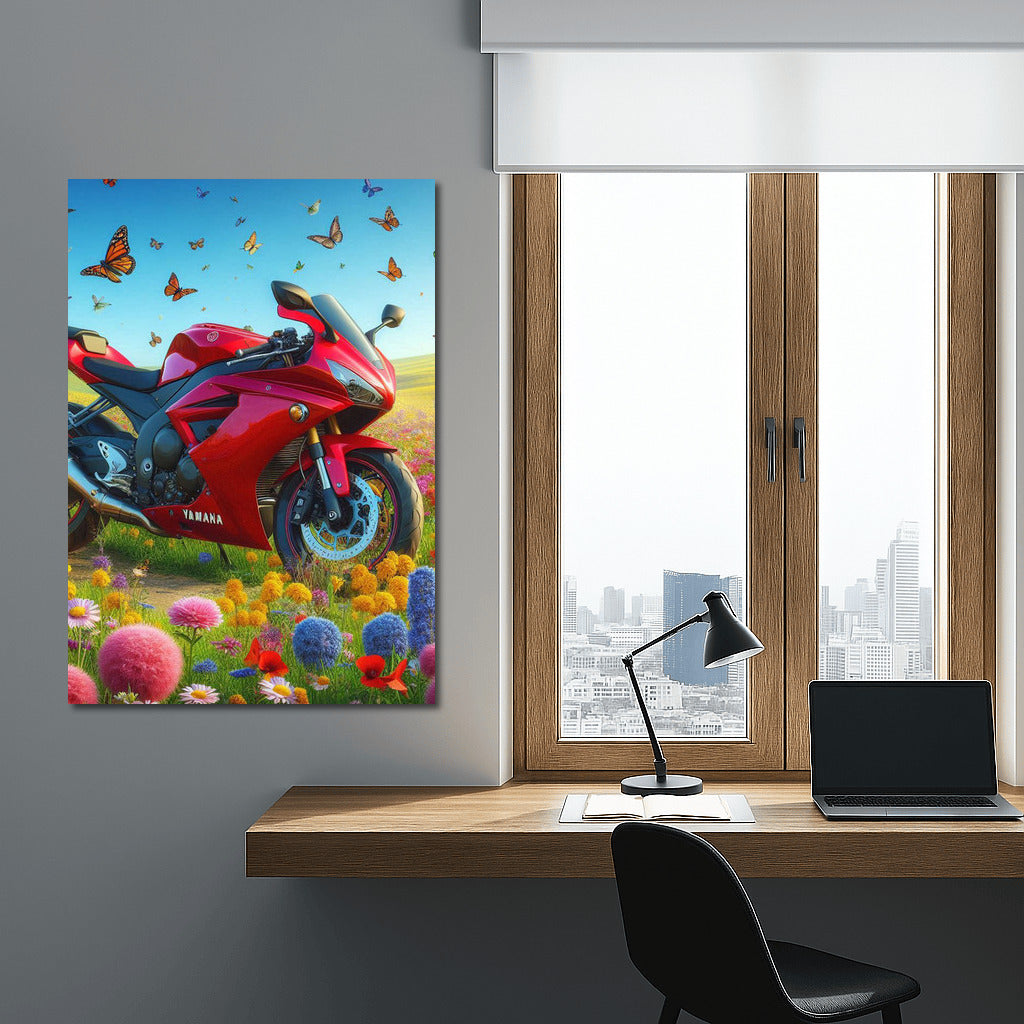 Yamaha in the Flower Ocean: Freedom and Nature