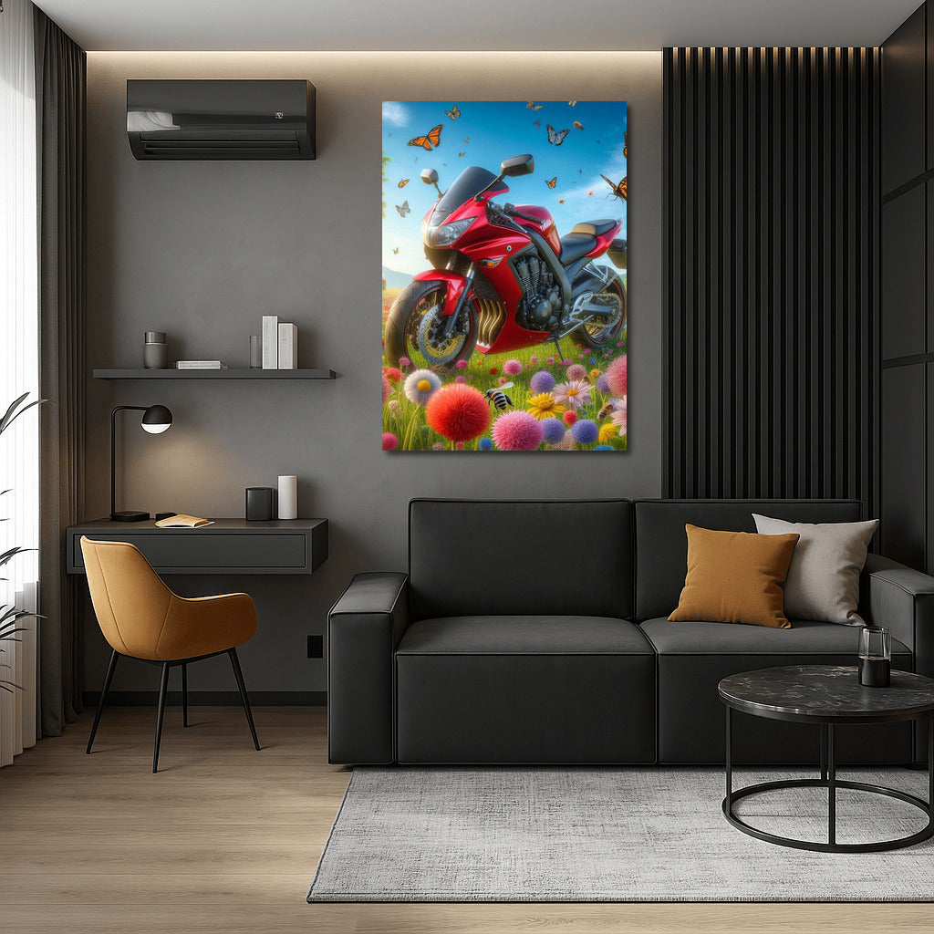 Yamaha in Flower Paradise: Freedom on the Wings of Butterflies