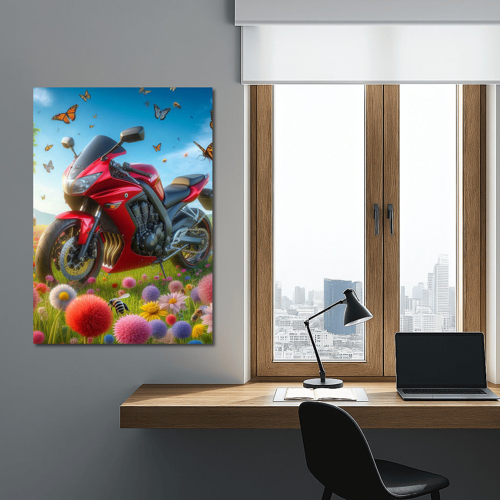 Yamaha in Flower Paradise: Freedom on the Wings of Butterflies