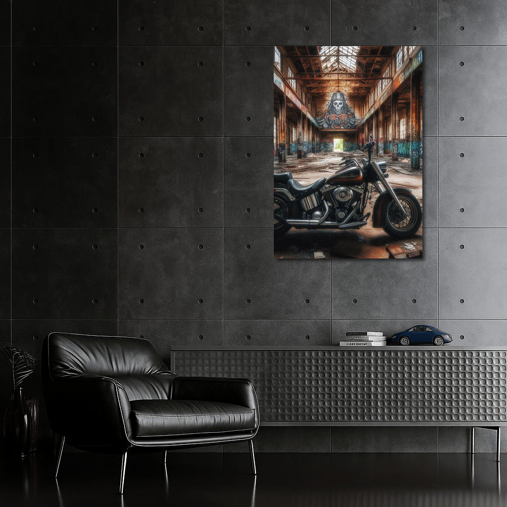 Harley Davidson: Freedom in an Abandoned Warehouse