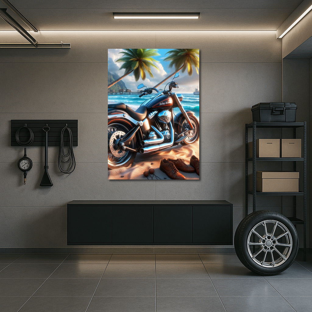 Harley Davidson: Freedom on a Tropical Beach