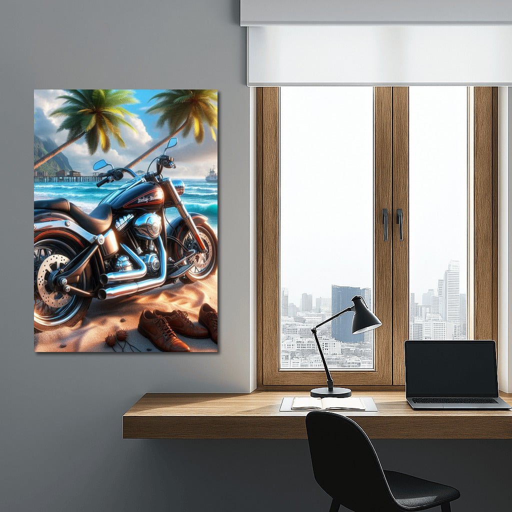 Harley Davidson: Freedom on a Tropical Beach